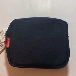 Denim zipper pouch